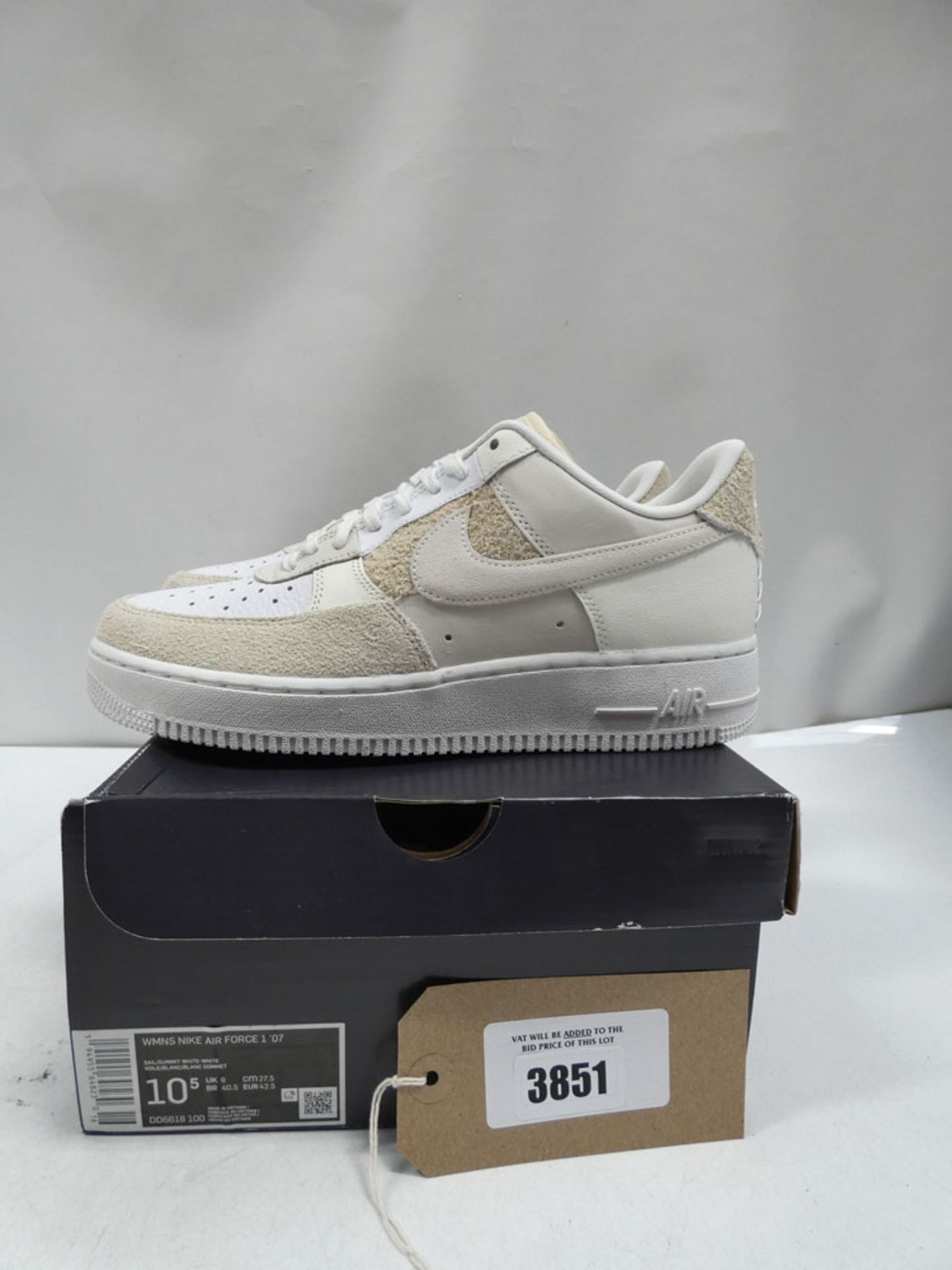 Nike Air Force 1 Low '07 Coconut Milk womens trainers size 8