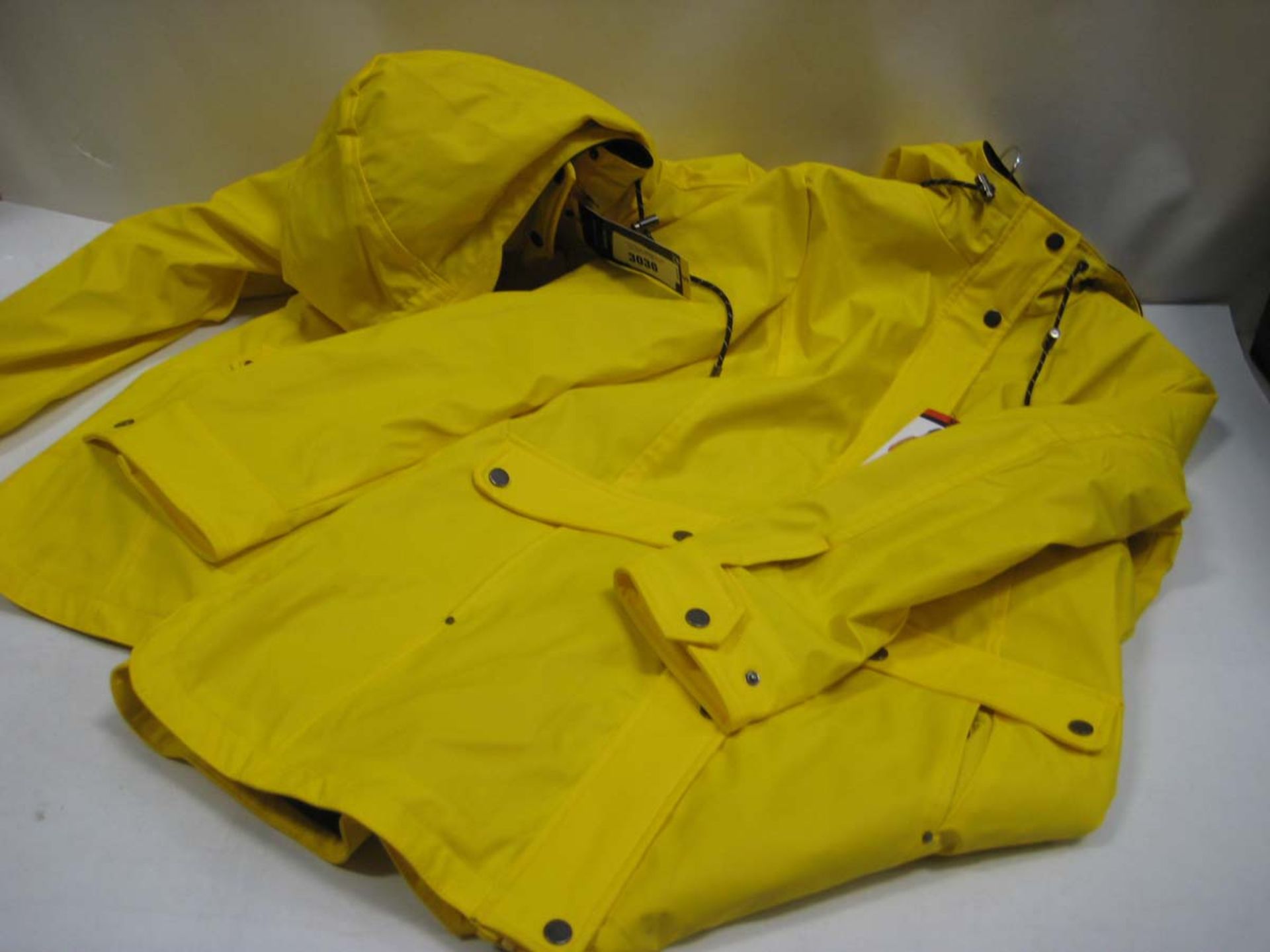 2 Weatherproof Yellow Ladies Jackets. x1 small & x1 medium