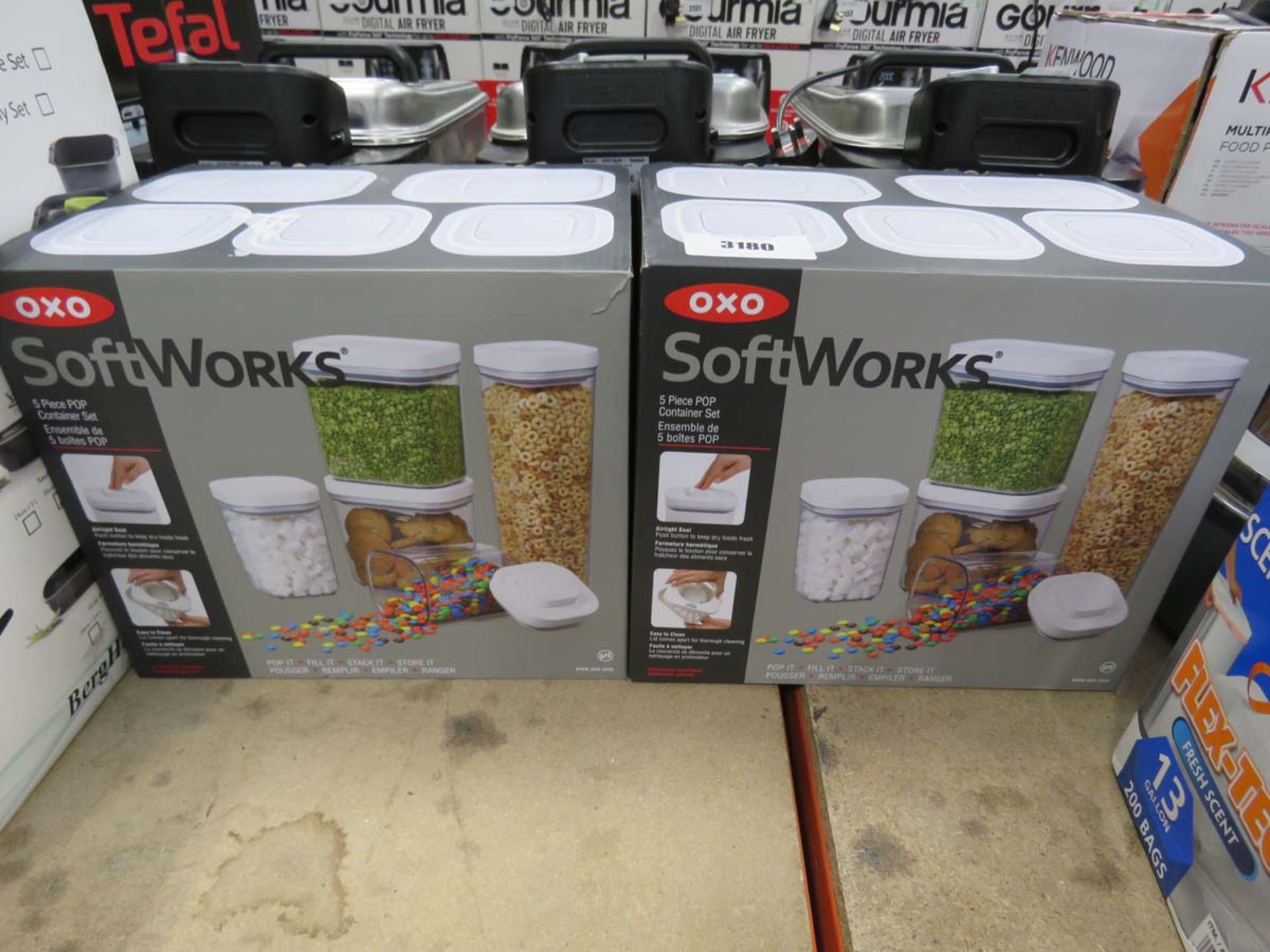 2 boxed Oxo Softworks storage boxes