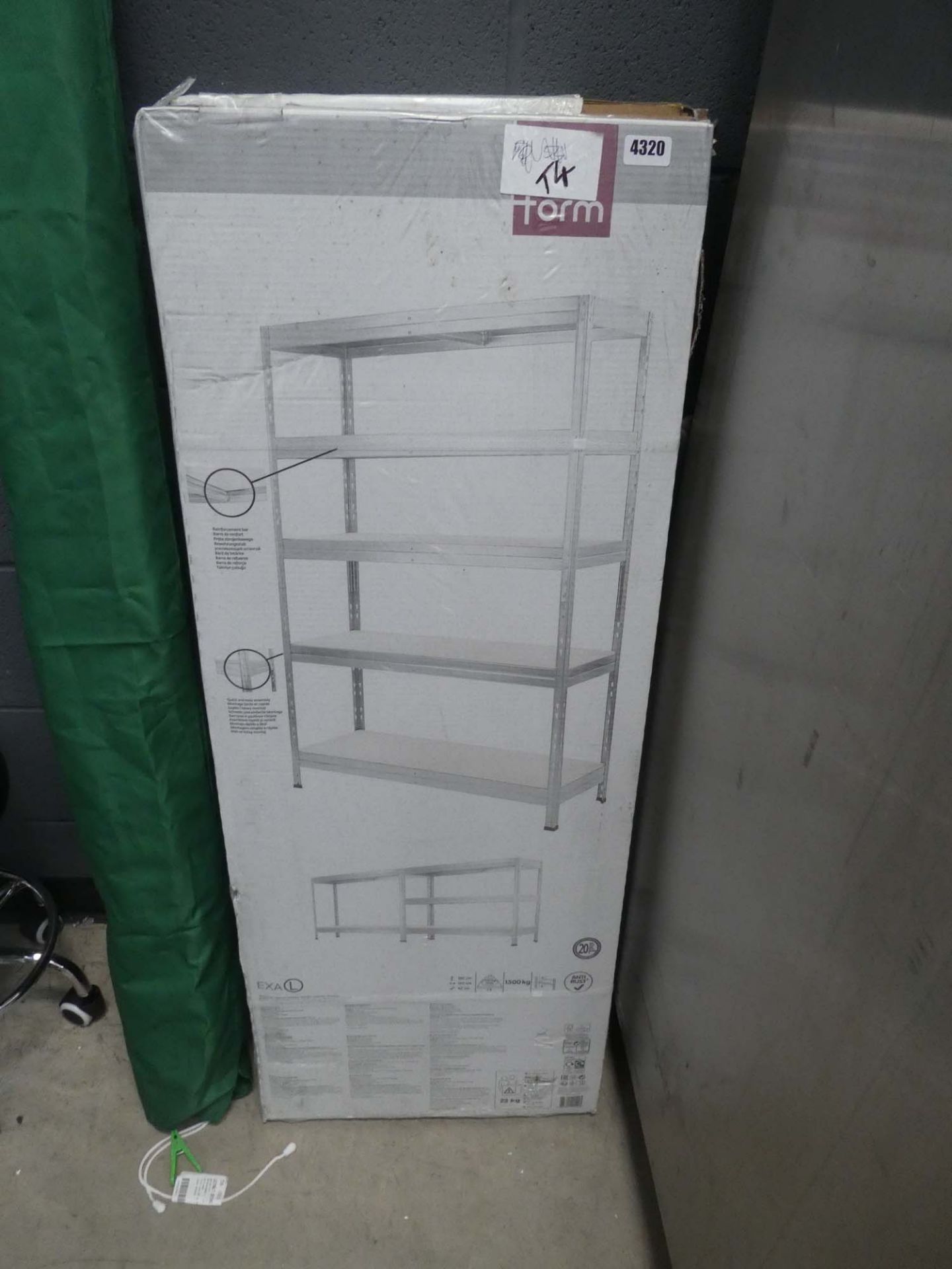 2 boxed lightweight racking units