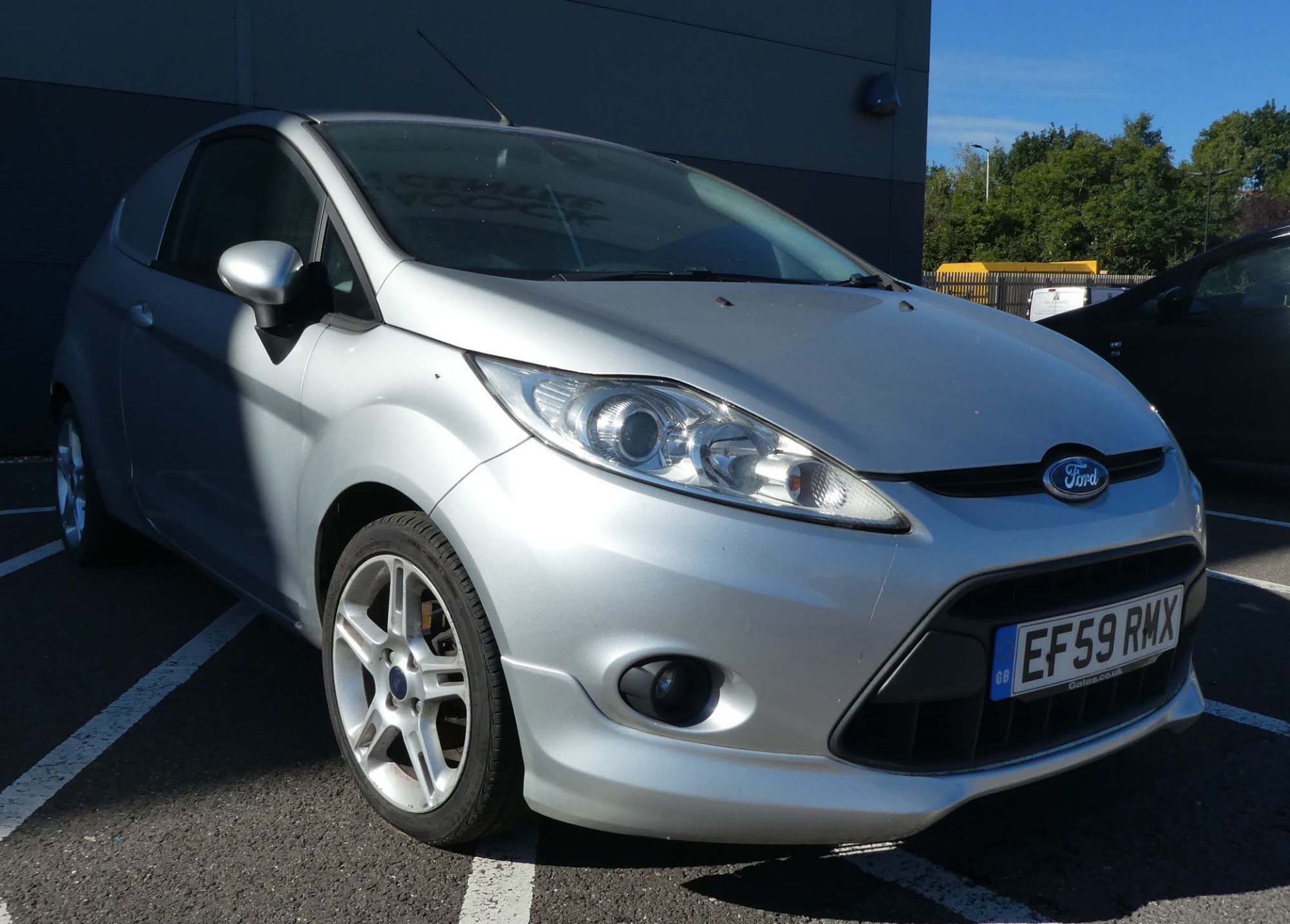 EF59 RM XFord Fiesta Sport TDCI 90 DFD car derived van in silver, 1560cc diesel, first registered - Image 2 of 12