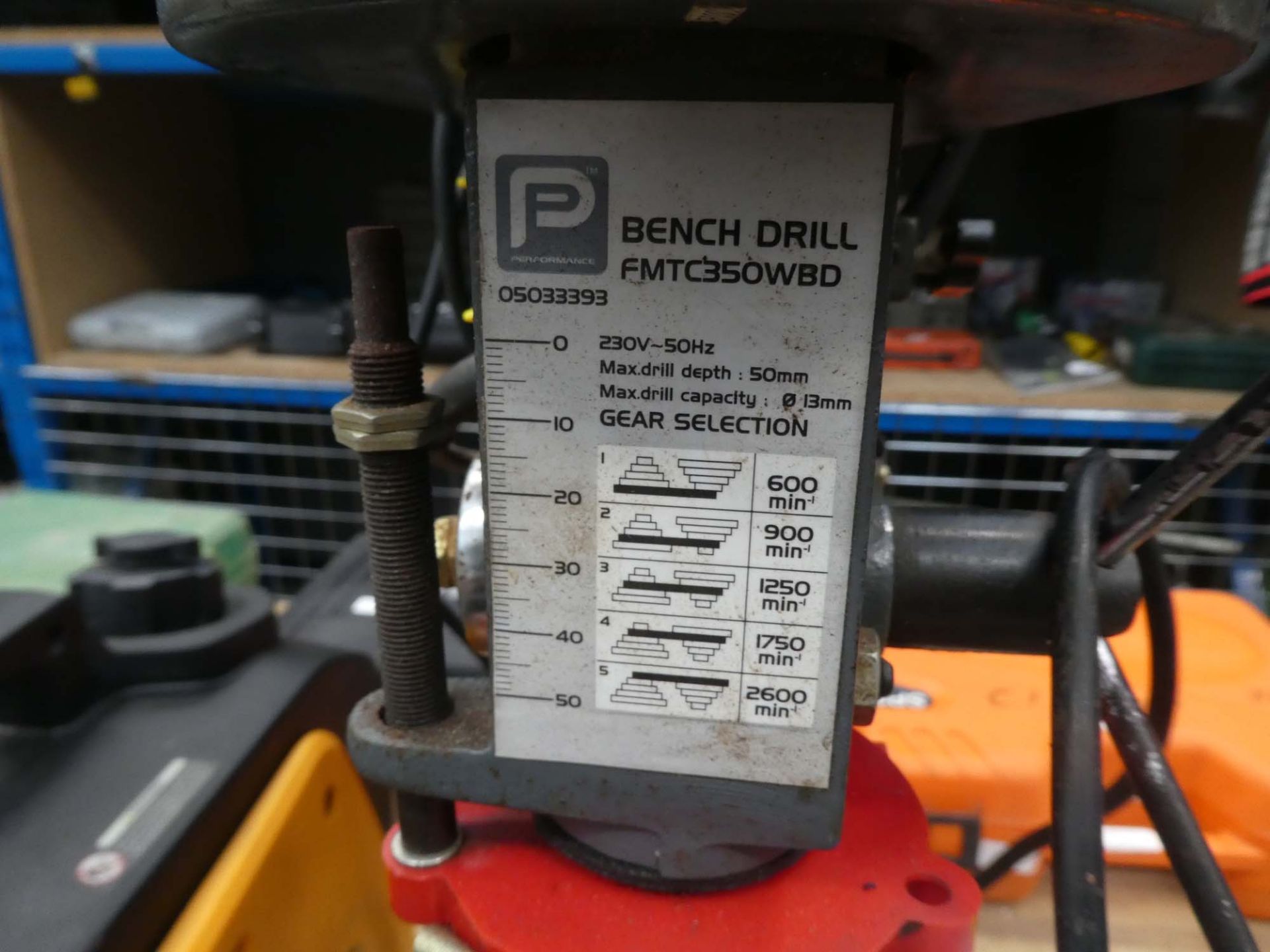 (53) Pro Power bench drill - Image 2 of 2