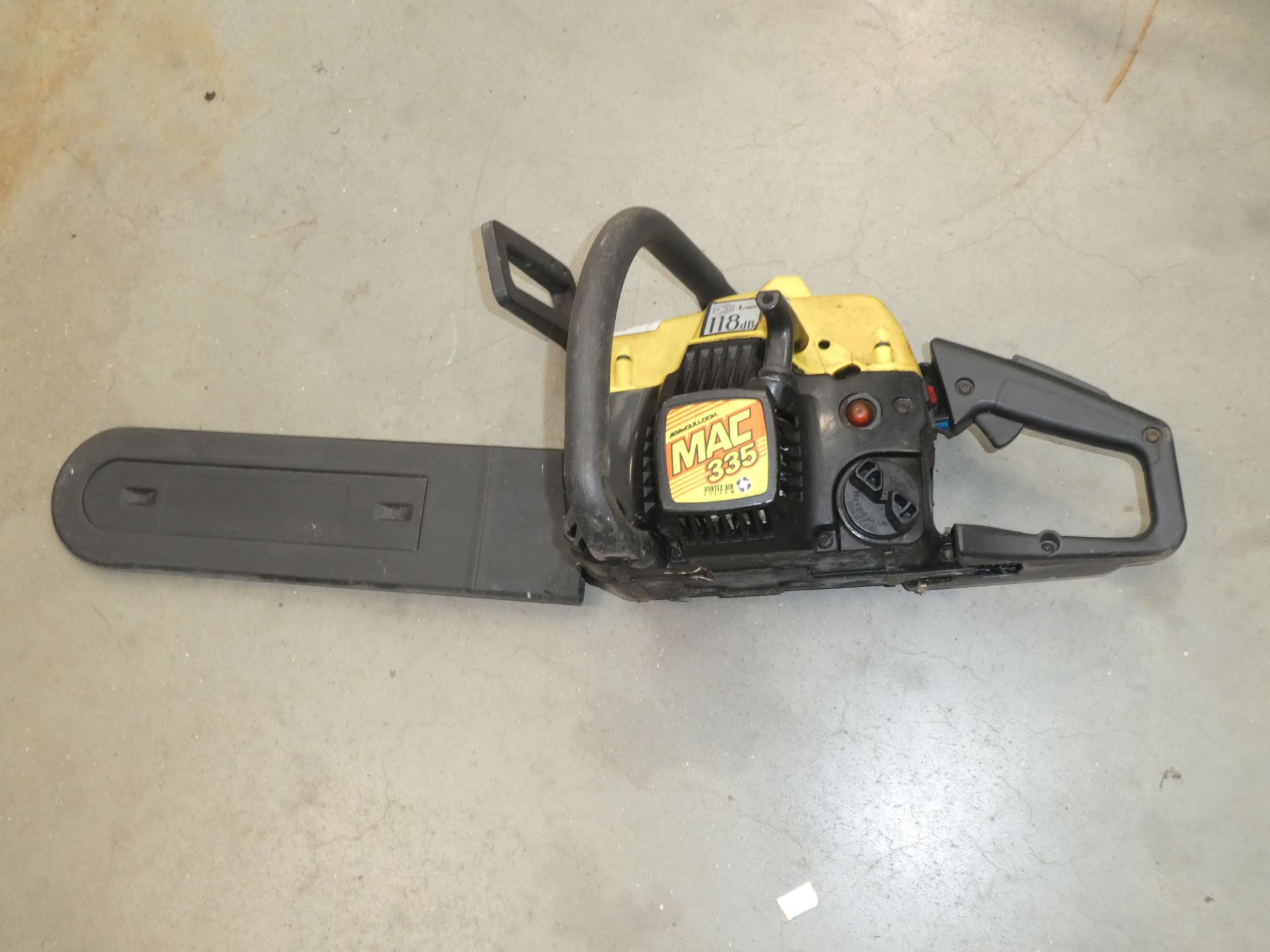 McCulloch petrol powered chainsaw