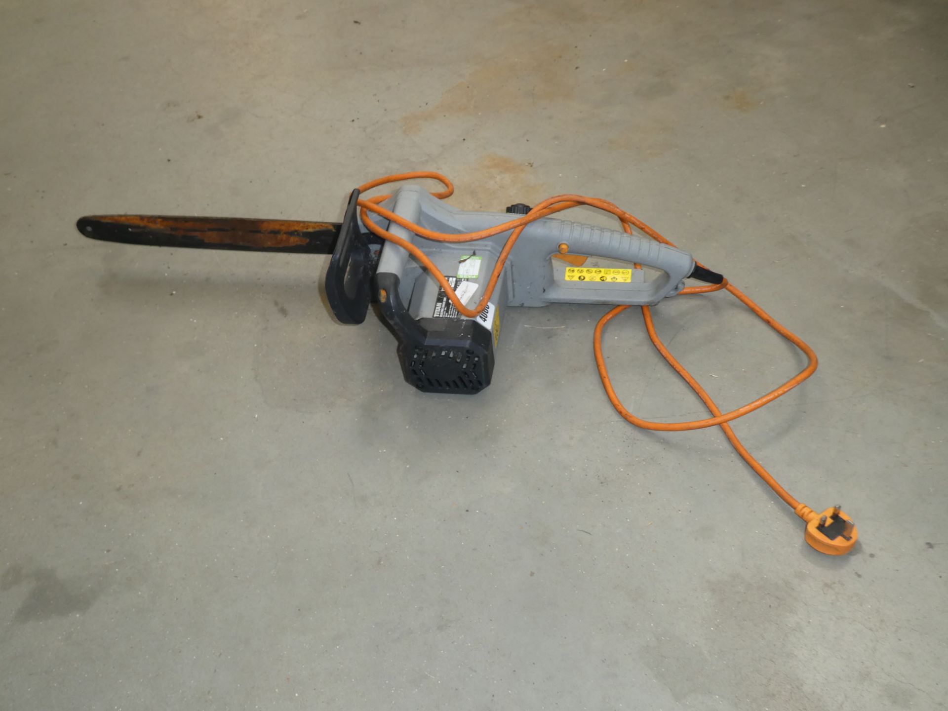 Titan electric chainsaw