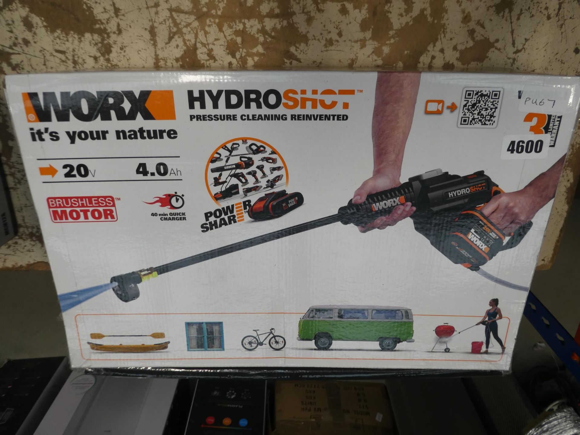 Worxs Hydroshot hose gun