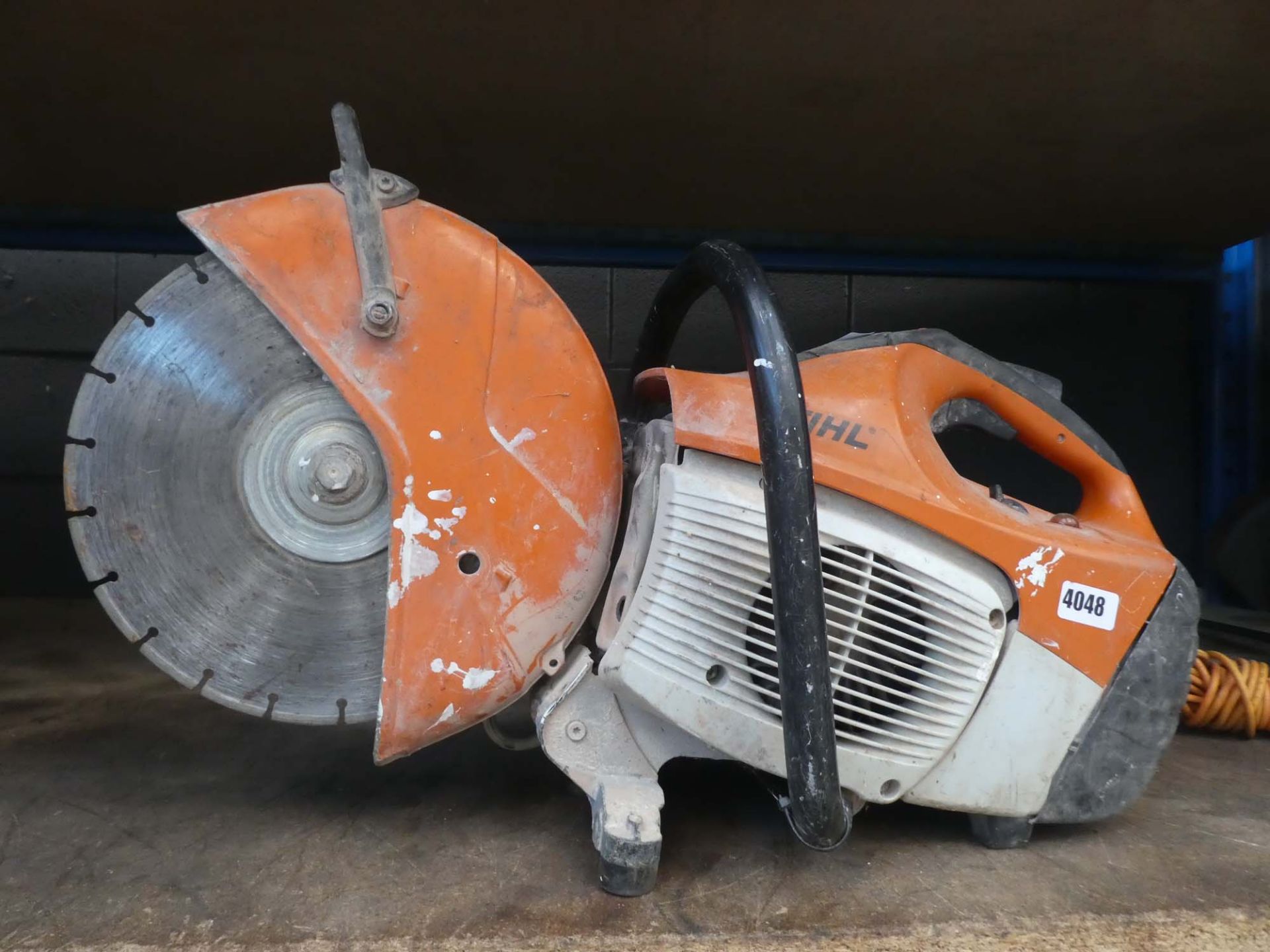 Stihl petrol powered disc cutter