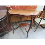 Edwardian two tier occasional table