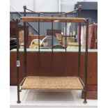(32) Metal and Rattan folding stand