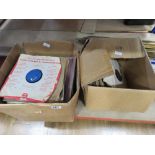 2 boxes containing records