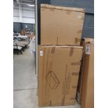 5346 Two boxes containing furniture parts