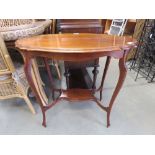 5088 Edwardian two tier side table