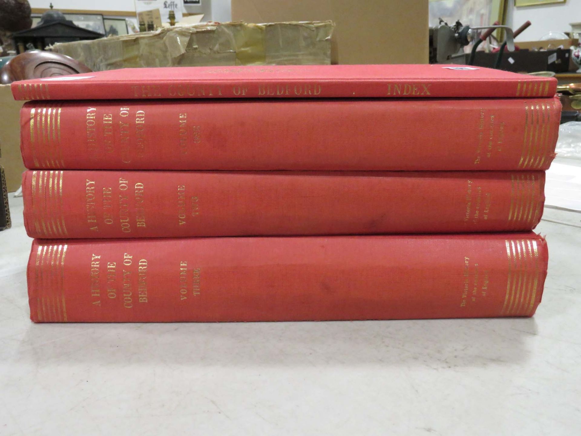 4 volumes 'The History of the County of Bedford'