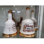 6 Bells Whiskey decanters