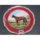 Limited Edition Spode Red Rum race horse plate