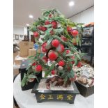 Hard stone tree with fruit