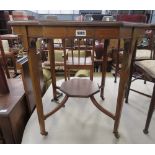 Octagonal Edwardian 2 tier occasional table