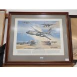 Framed and glazed print of RAF Hercules by Mark Postlewaithe