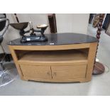 5233 - Oak finished TV stand