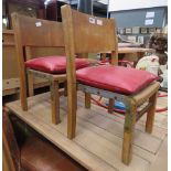 5124 - Pair of 1950s children's chairs