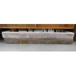 2 tile coated fire curbs