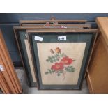 ***WITHDRAWN*** 5457 Four framed and glazed botanical prints
