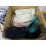 Box containing ladies hats