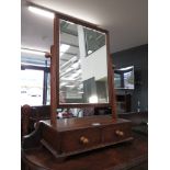 Edwardian toilet mirror