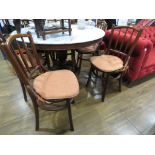 6 Thonet style dining chairs