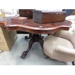 Victorian walnut table