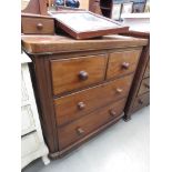 Edwardian mahogany dressing chest