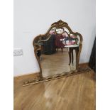 Mirror in ornate gilt frame