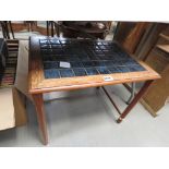 5143 Tile topped teak table