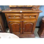 Oak sideboard with two drawers and two doors under
