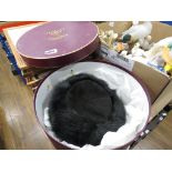 Boxed ladies fur lined hat