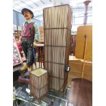 2 bamboo style table lamps