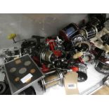 Large quantity of fishing reel