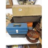 Large quantity of fishing tackle and tackle boxes