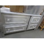 Pair of white chests