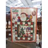 Boxed wooden advent calendar