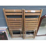 Pair of folding chairs