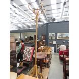 Thonet style beech hat and coat stand