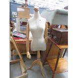 Adjustable mannequin with arms