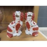 Pair of Staffordshire dogs