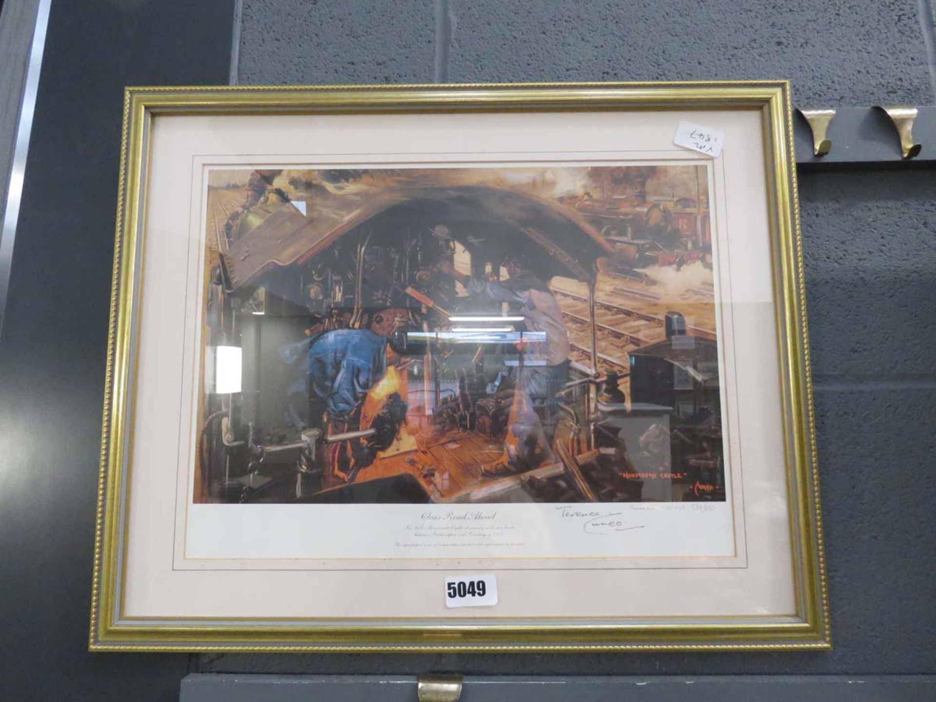 Terence Cuneo steam train print, limited edition