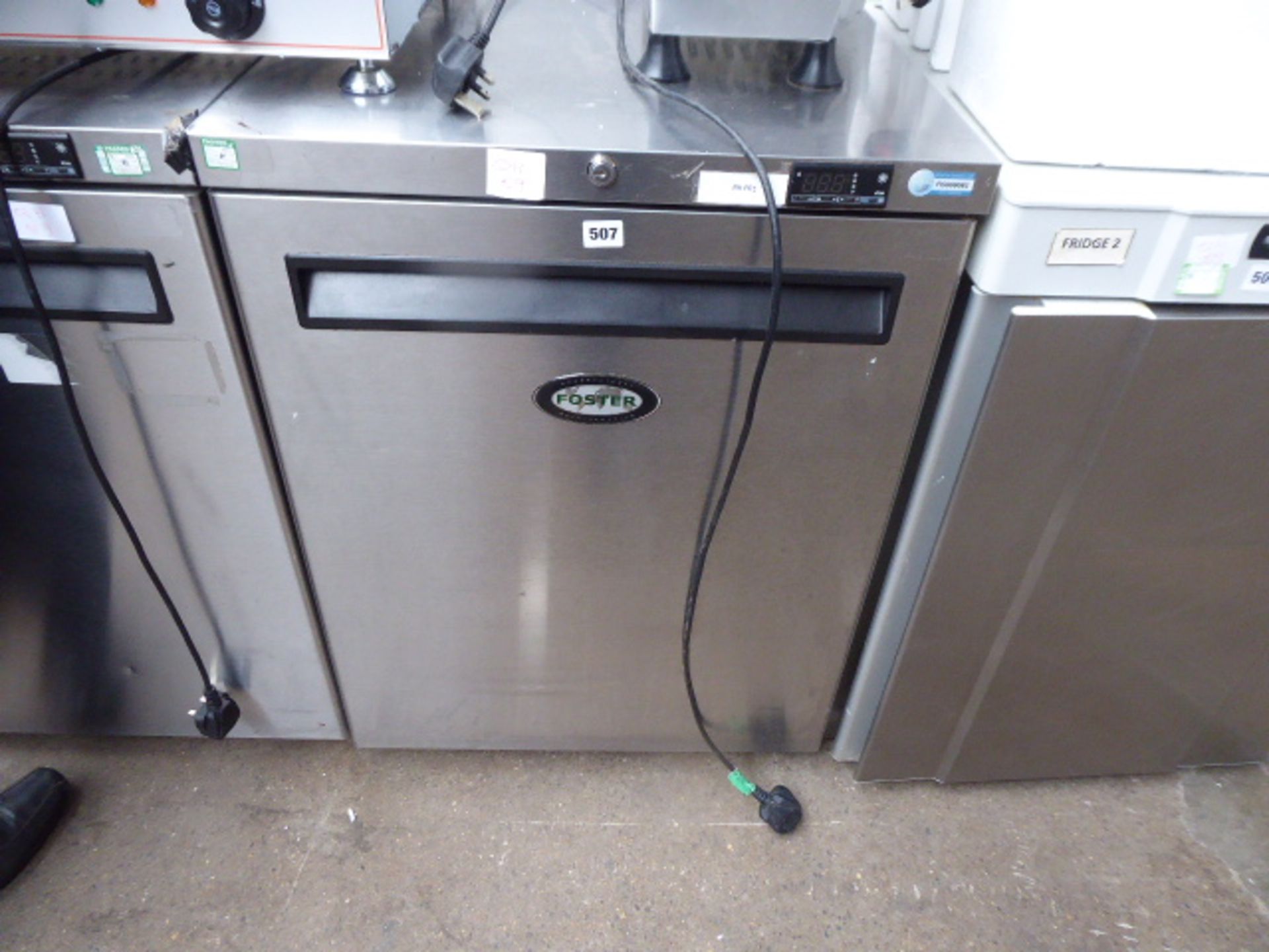 (TN89) 60cm Foster model HR150-A under counter single door fridge