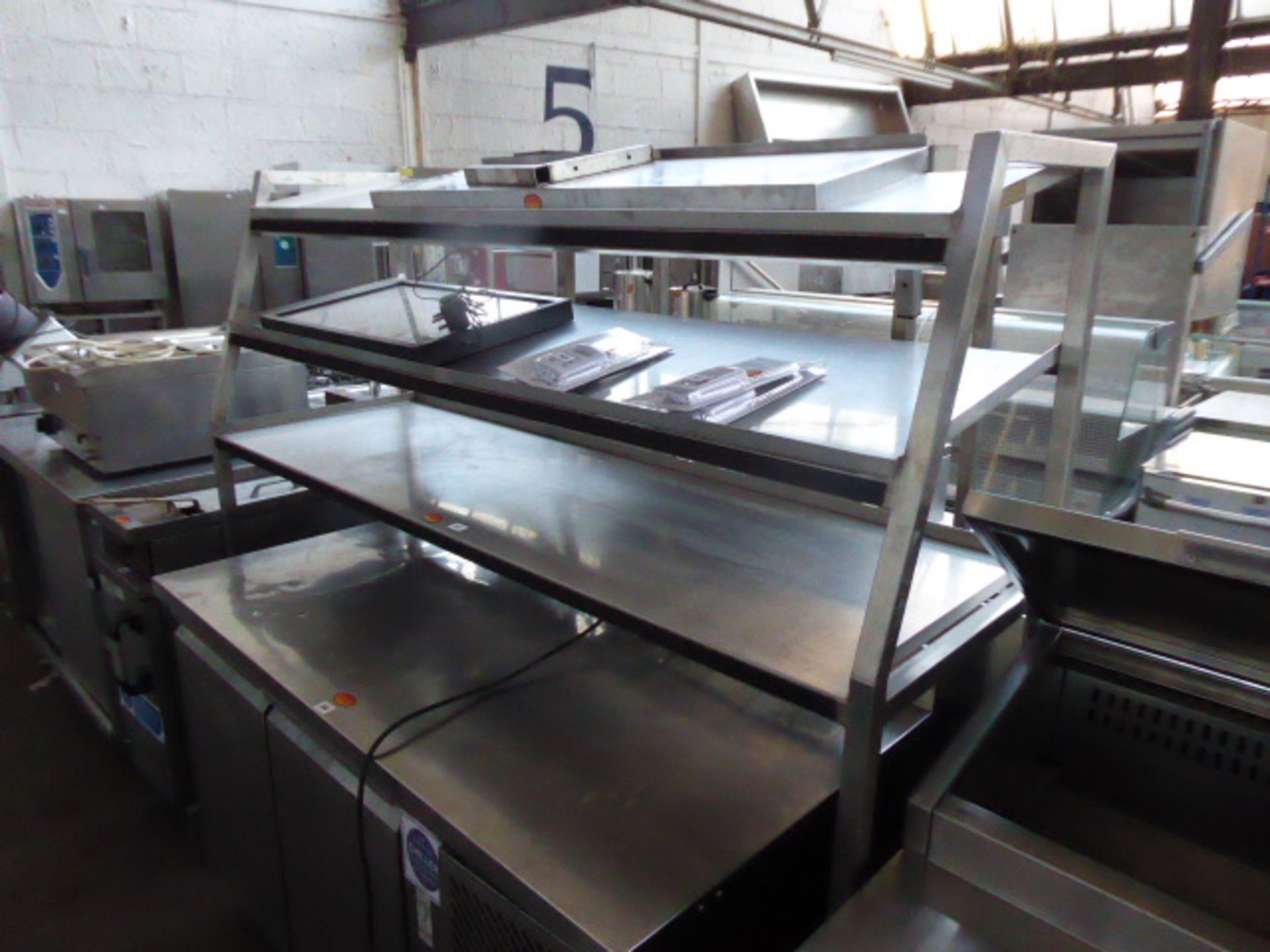 170cm stainless steel custom built ambient chefs pass