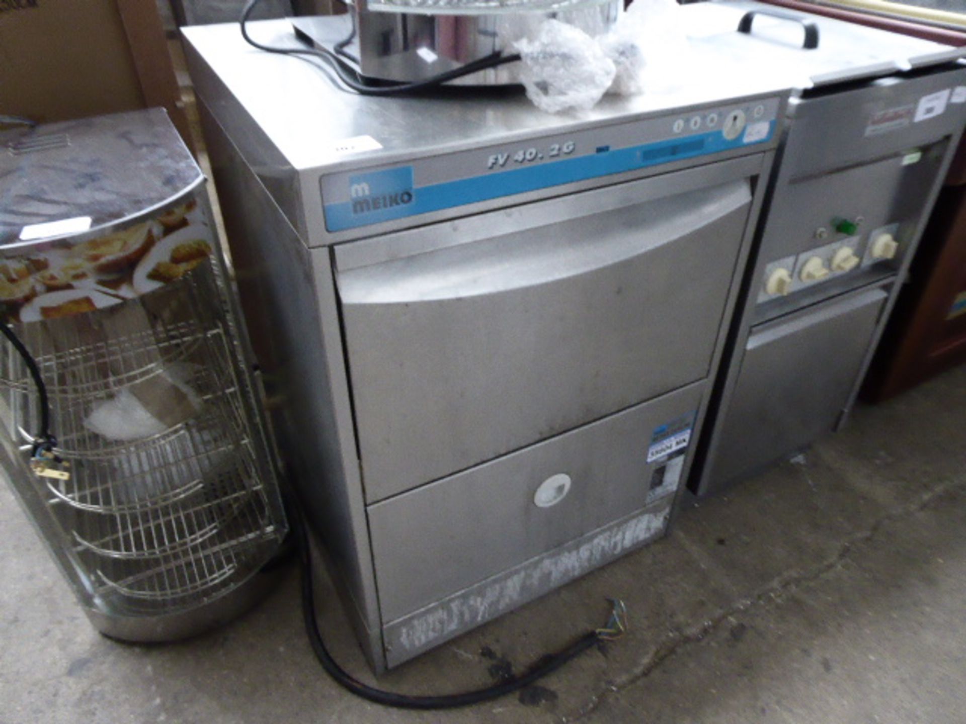 60cm Meiko FV40.2G under counter drop front dish washer