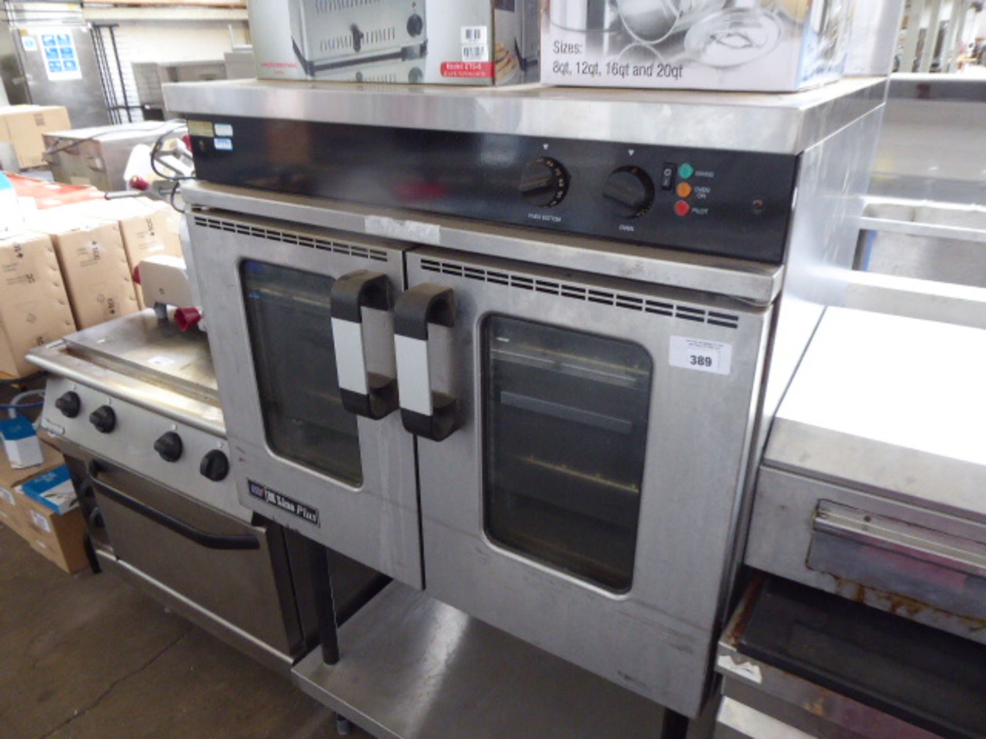 90cm electric MV Line gas oven on stand