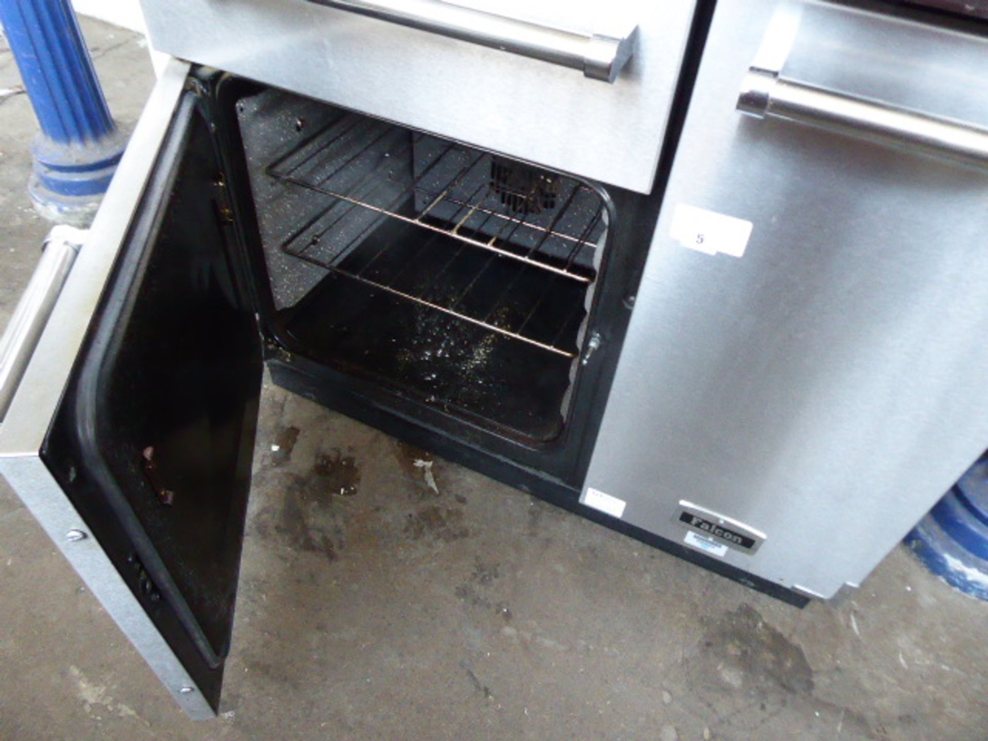 90cm gas Falcon 5 burner range cooker with ovens under - Image 2 of 2