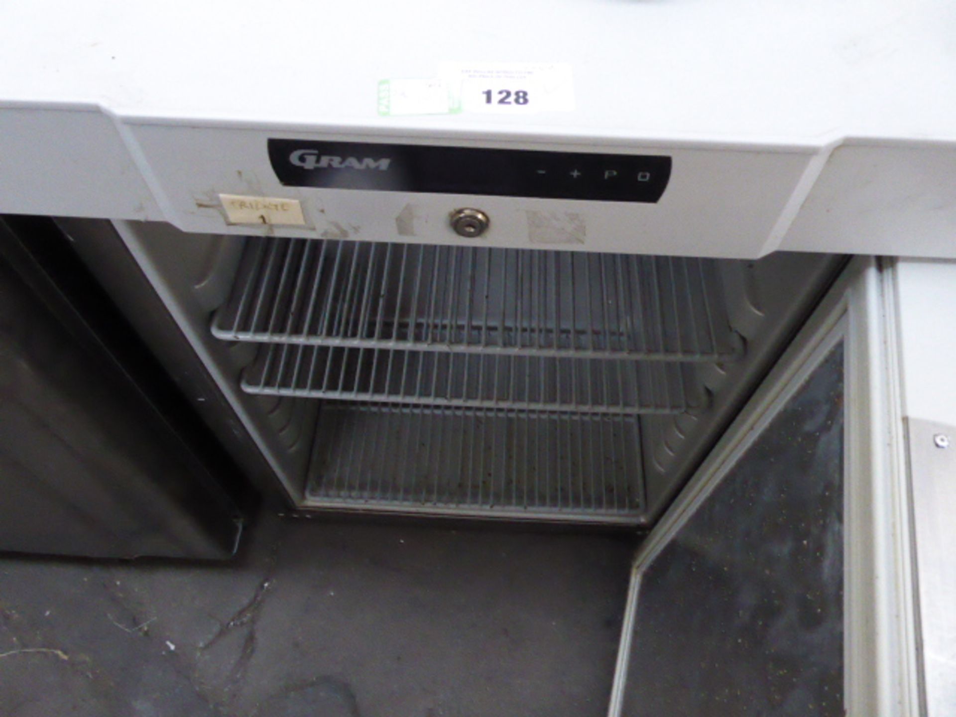 (594) 60cm Gram under counter single door fridge (Gas R600A) - Image 2 of 2